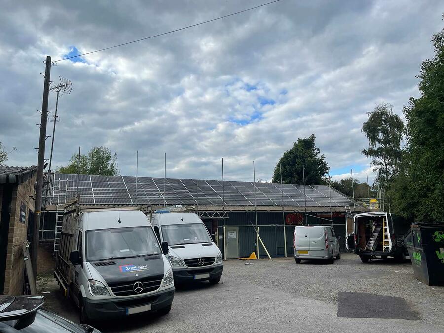 Commercial Solar Panel Installation in Alfreton