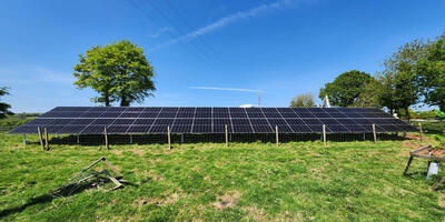 Ground Mounted Solar Panel Installation in Exmouth