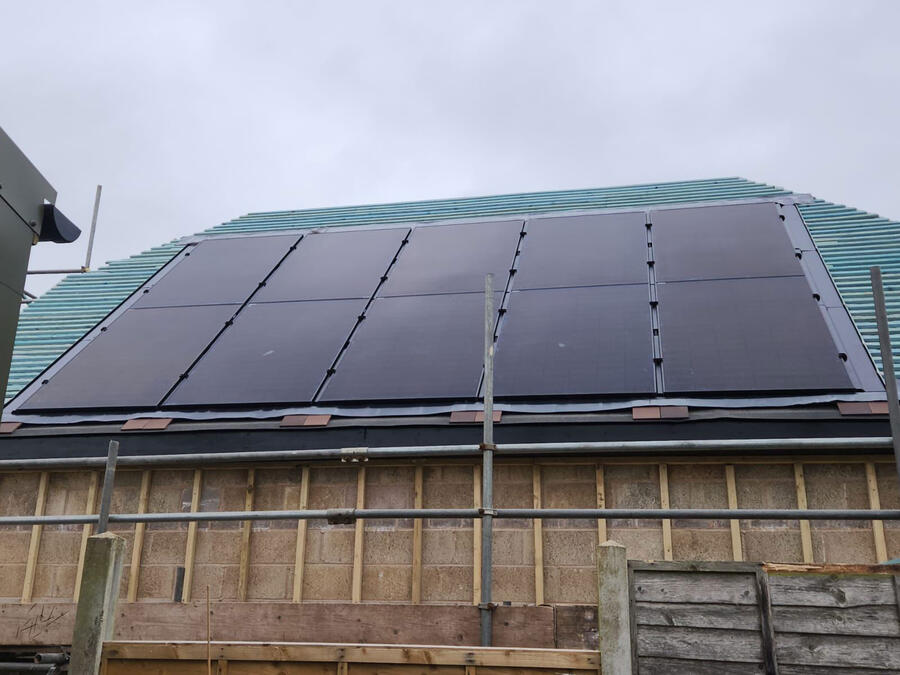 Integrated Solar Panels Installed in Redditch