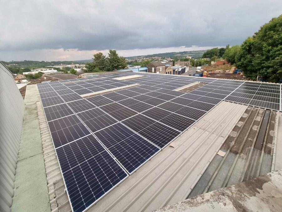 Solar Panel Array Installed in Wakefield
