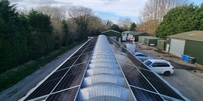 Solar Panels Installed at a Farm in Lymm, Cheshire