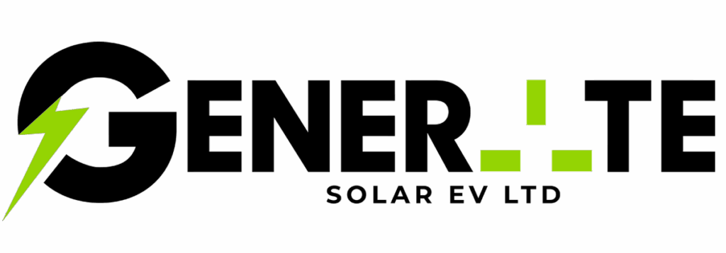 generate solar ev logo blk